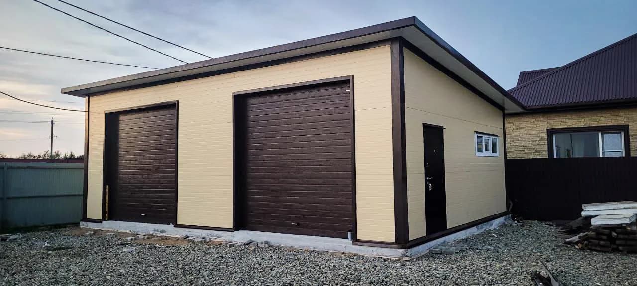 Гаражи из сэндвич панелей - изображение 1